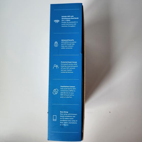 Linksys Dual Band WiFi 4 Router 750 Feet 5 Devices N600 Speed Lightly Used E2500 - Picture 12 of 14